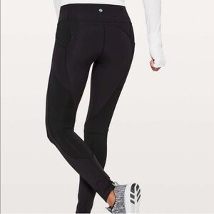 Lululemon All the Right Places Black Leggings with pockets, size 8